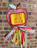 First/Last Day of School Apple Wand