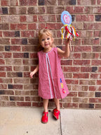 First Day of School Round Wand