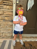 First/Last Day of School Apple Wand