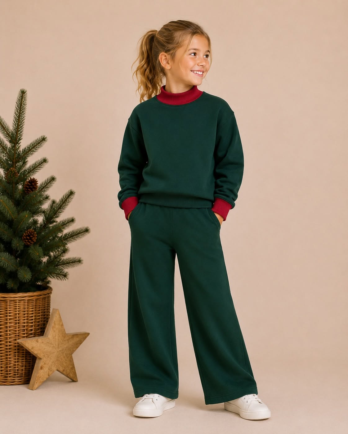 Children's Mock Neck Set