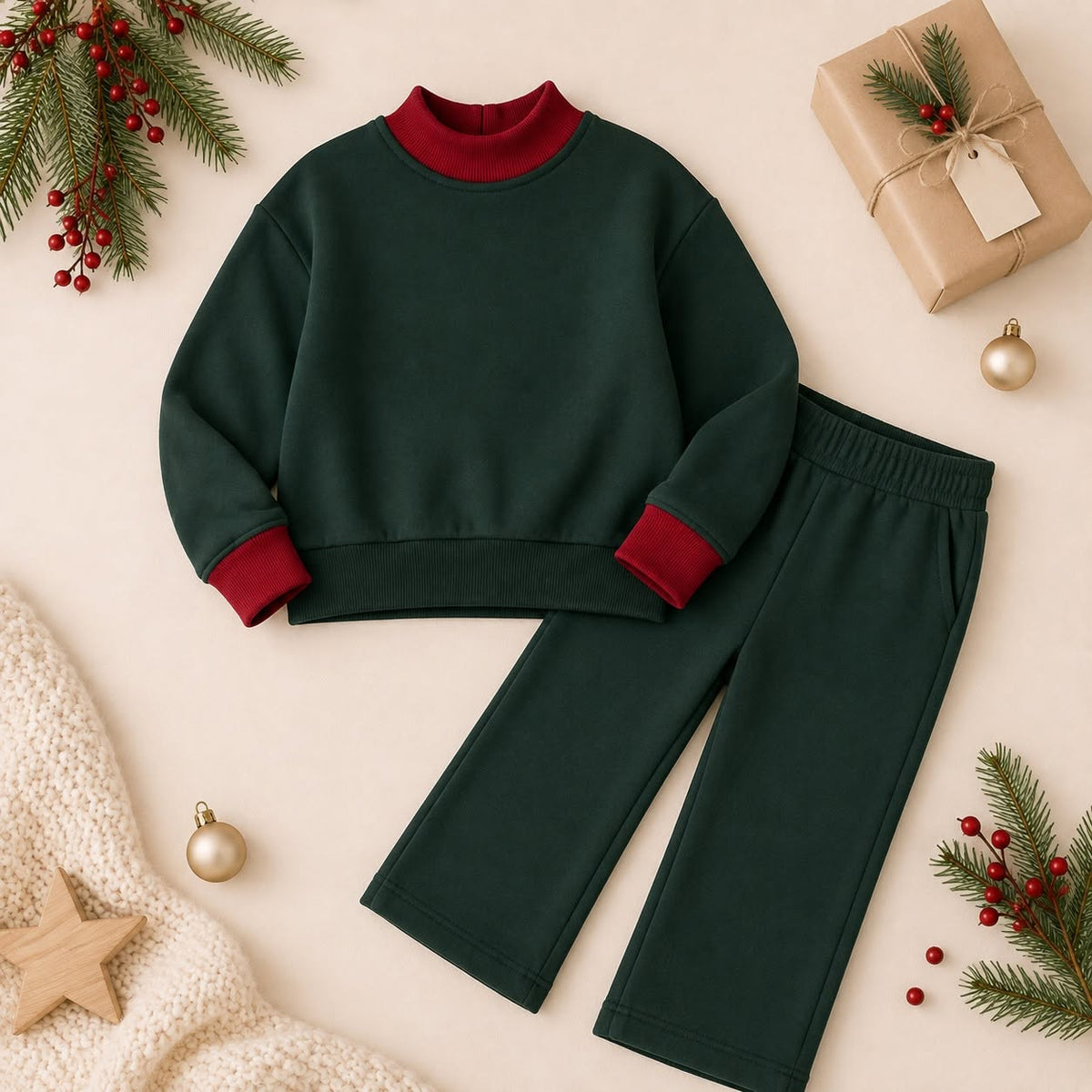 Children's Mock Neck Set
