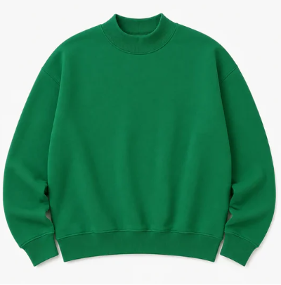 Adult Solid Mock Neck Sweatshirts (ETA September)