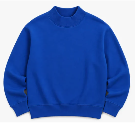 Adult Solid Mock Neck Sweatshirts (ETA September)