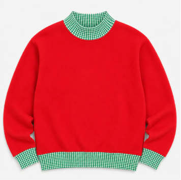 Adult Holiday Mock Neck Sweatshirts (ETA September)