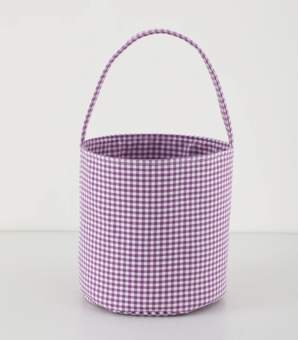 Gingham Halloween Candy Bucket