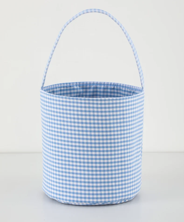Gingham Halloween Candy Bucket