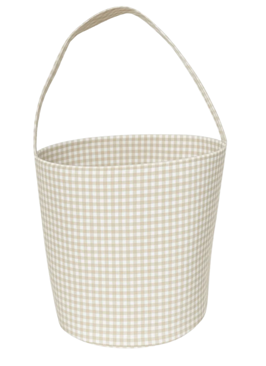Gingham Halloween Candy Bucket
