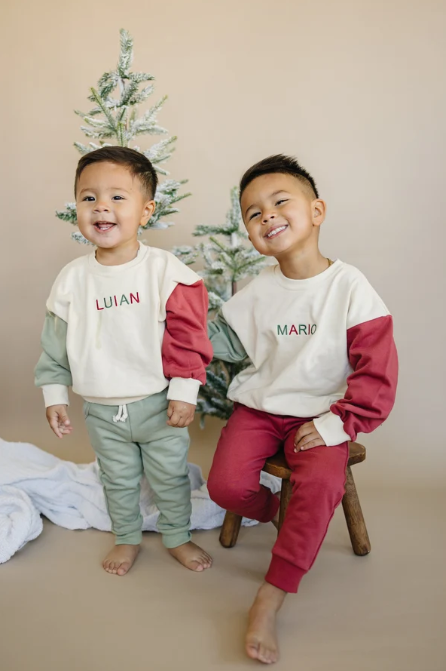 Colorblock Crewneck Sweatshirt