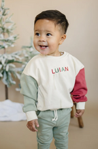 Colorblock Crewneck Sweatshirt