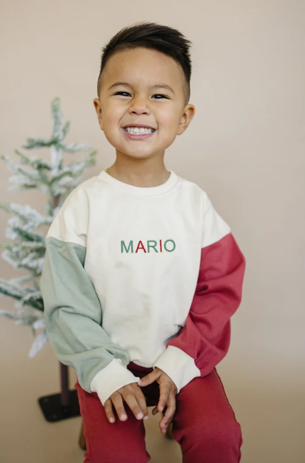 Colorblock Crewneck Sweatshirt
