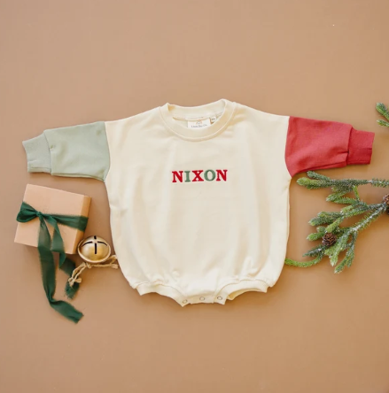 Colorblock Sweatshirt Bubble