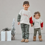 Christmas Colorblock Knit Sweater
