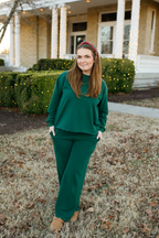Women's Scalloped Set - Red or Green