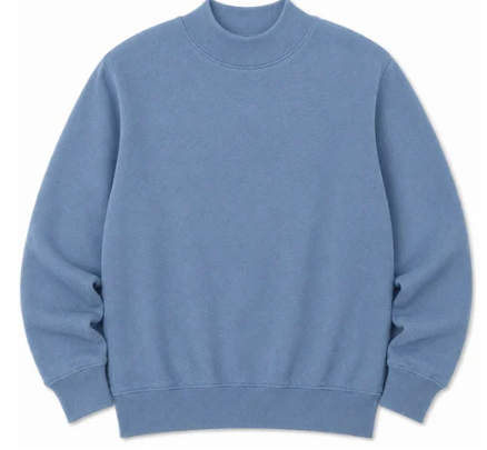 Adult Solid Mock Neck Sweatshirts (ETA September)