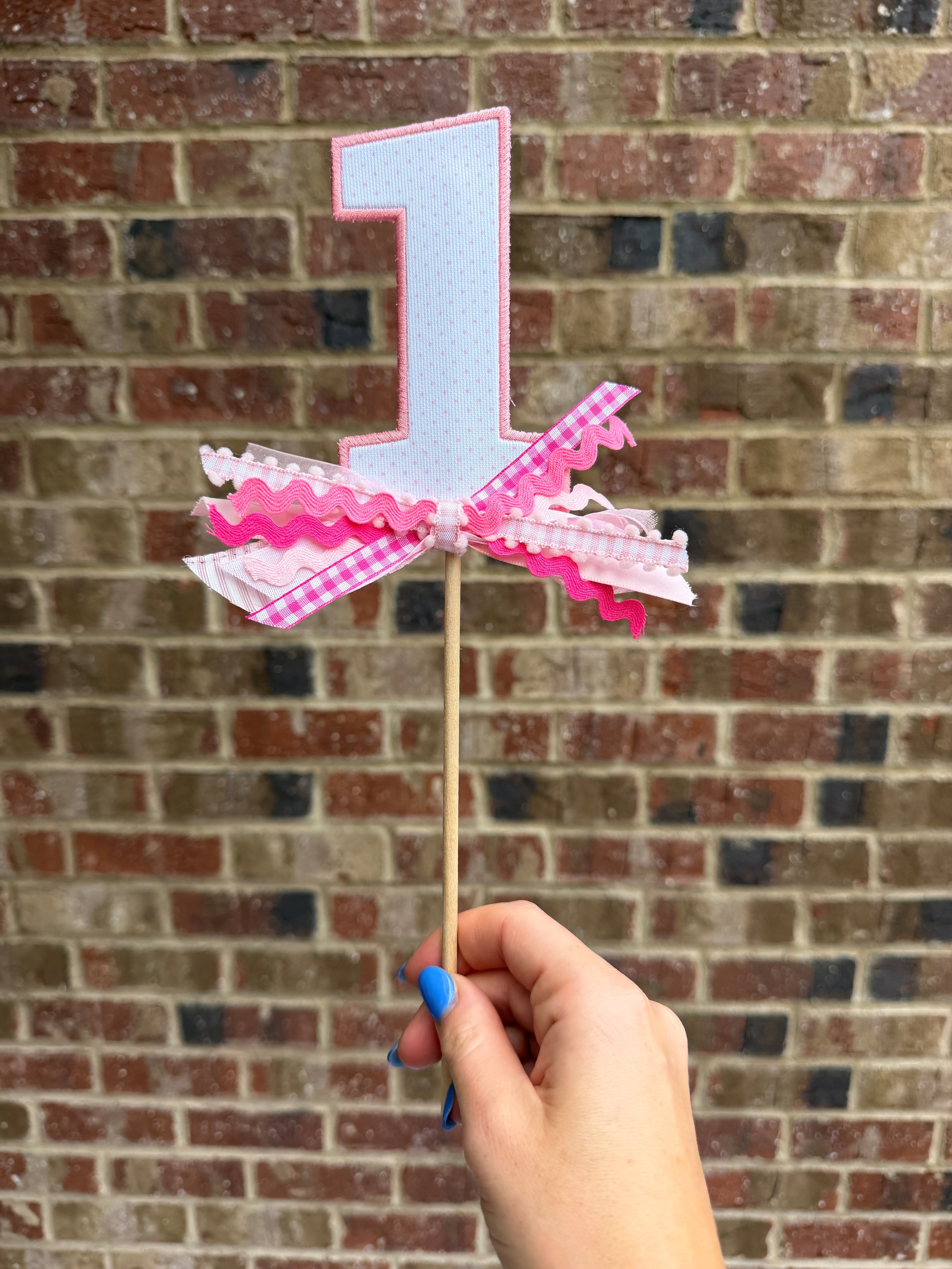 Pink Dot One Scallop Birthday Bundle